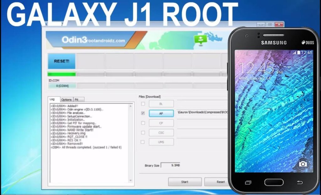Cómo hacer root al Samsung Galaxy J1 SM-J100M