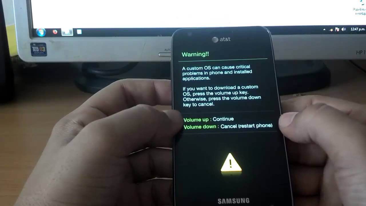 Activar el modo download en un móvil Samsung