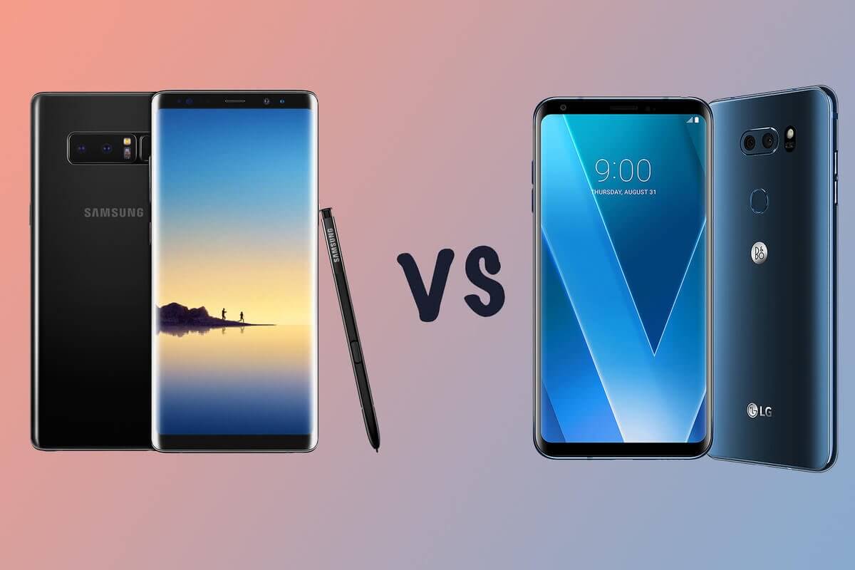 LG V30 vs Samsung Galaxy Note 8