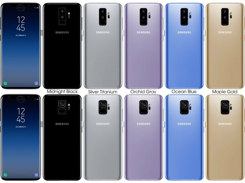 especificaciones de los Samsung S9 y S9 Plus
