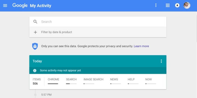 Cómo borrar el historial de Google desde Android